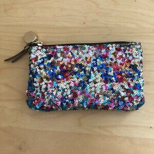 Ann Taylor Loft Sequined Wallet - Credit Card Holder